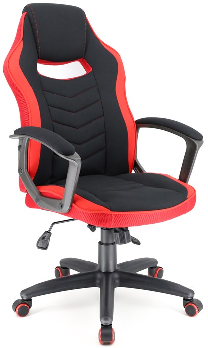 Кресло Everprof Stels T ткань черный/красный - фото 10143
