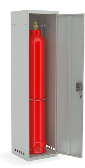 Шкаф для кислородного баллона ШГР 40-1-4(40л) - фото 11662