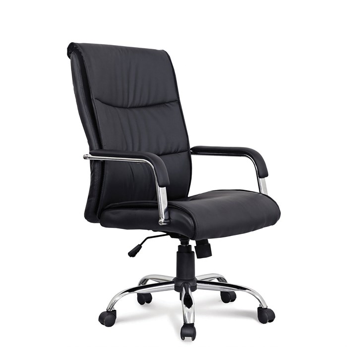 Кресло офисное BRABIX "Space EX-508", экокожа, хром, черное, 530860 - фото 12907