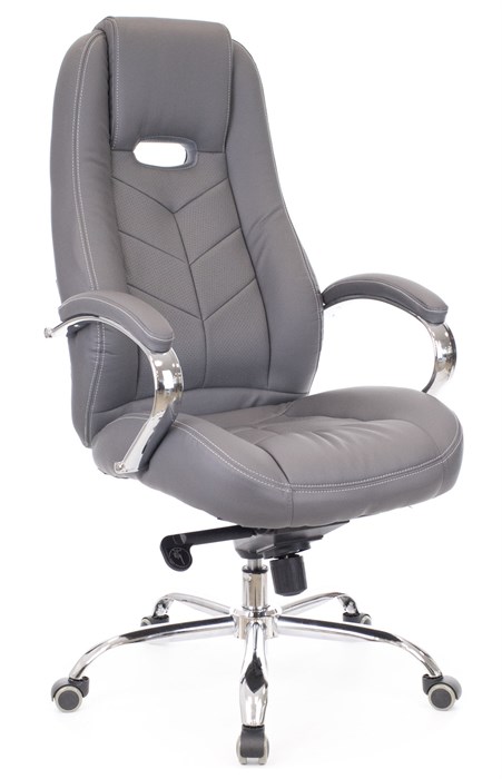 Кресло Everprof Drift M экокожа серый - фото 13348