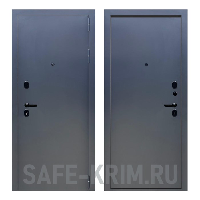 Дверь входная К86 МЕТ/МЕТ МУАР 7024 4614