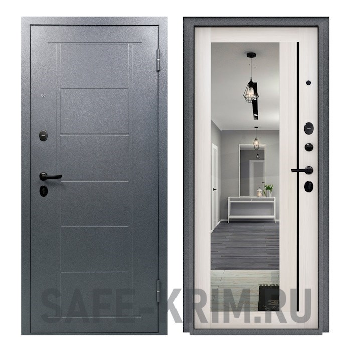 Металлическая дверь Титан (Зеркало) 3492