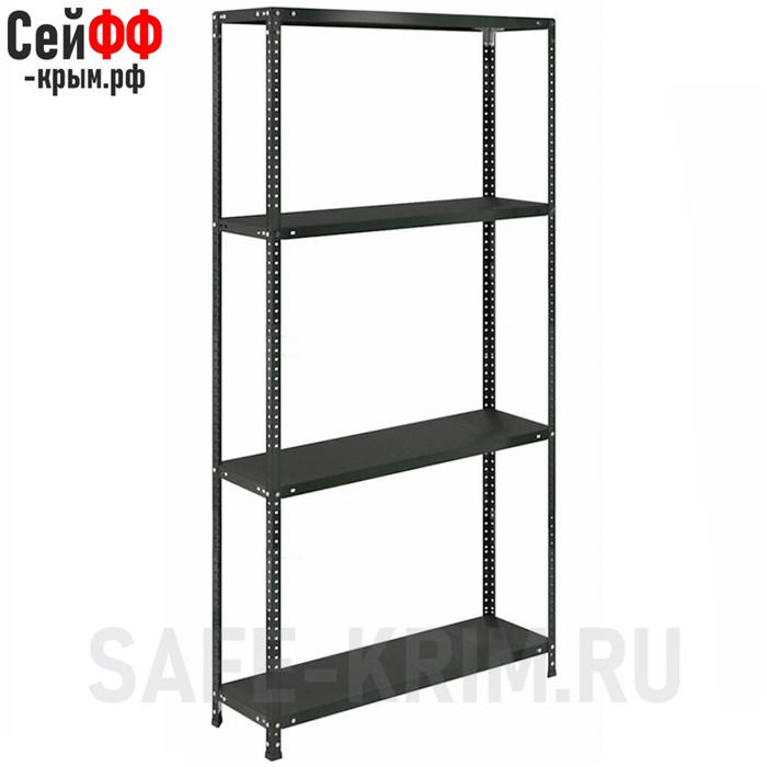 Стеллаж MS Standart Black 4 полки 4732
