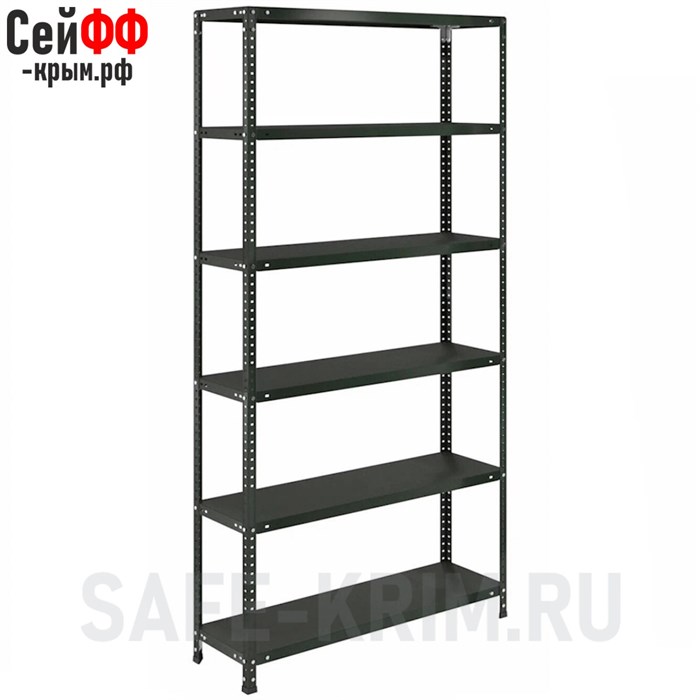 Стеллаж MS Standart Black 6 полок 4734