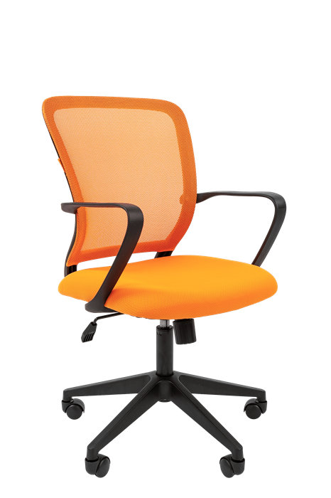 Кресло офисное Chairman 698 TW-66 оранжевый - фото 7536
