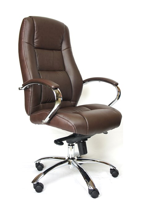 Кресло Everprof Kron M экокожа коричневый - фото 9827