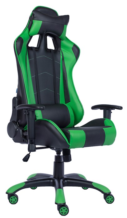 Кресло Everprof Lotus S9 экокожа черный/зеленый - фото 9906