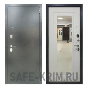 Дверь входная ХИТ ЗЕРКАЛО №2.1 Антик Серебро 4602