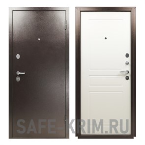 Металлическая дверь Титан (Ясень белоснежный) 3002