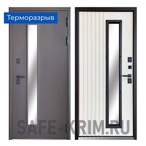 Дверь входная Даллас 8019 (терморазрыв) Муар коричневый 4647