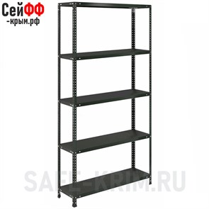 Стеллаж MS Standart Black 5 полок 4733