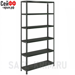 Стеллаж MS Standart Black 6 полок 4734