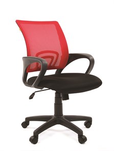 Кресло офисное Chairman 696 Сетка TW-69 красный