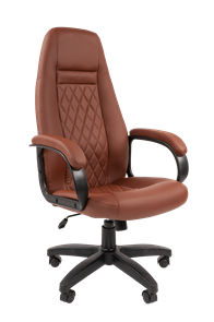 Кресло руководителя Chairman 950 LT Экокожа коричневая