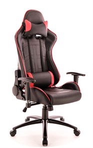 Кресло Everprof Lotus S10 экокожа черный/красный