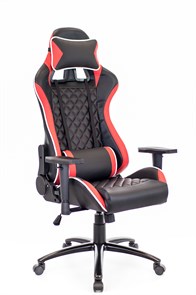 Кресло Everprof Lotus S11 экокожа черный/красный