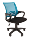 Кресло офисное Chairman 696 Сетка TW-34 голубой - фото 11254