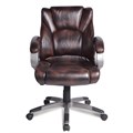 Кресло офисное BRABIX "Eldorado EX-504", экокожа, коричневое, 530875 530875