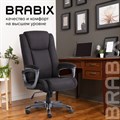 Кресло офисное BRABIX PREMIUM "Solid HD-005", НАГРУЗКА до 180 кг, ткань, черное, 531822 531822
