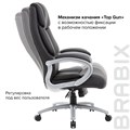 Кресло офисное BRABIX PREMIUM "Blocks HD-008", НАГРУЗКА до 200 кг, экокожа, черное, 531944 531944