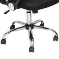 Кресло BRABIX "Flash MG-302", с подлокотниками, хром, черное, 530867 530867