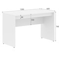 Стол письменный Simple S-1200 S-1200 - фото 13774