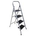 Стремянка стальная КЛАСС ПЛЮС, 4 ШИРОКИЕ СТУПЕНИ 20х30 см, верхняя площадка 91 см, до 120 кг, 123304 605744