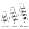 Стремянка стальная КЛАСС ПЛЮС, 4 ШИРОКИЕ СТУПЕНИ 20х30 см, верхняя площадка 91 см, до 120 кг, 123304 605744