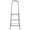 Стремянка сталь / алюминий 3 ступени, высота площадки 0,59м, дуга 0,6м, площадка 26х26см, до 150кг, вес 4,5кг, НОВАЯ ВЫСОТА, 1130103 609083
