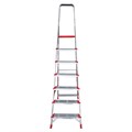 Стремянка алюминиевая 7 ШИРОКИХ СТУПЕНЕЙ 13 см, площадка 1,5 м, нагрузка 225 кг, вес 8 кг, НОВАЯ ВЫСОТА, 3117107, 5110107/3117107 604887