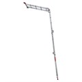 Лестница-трансформер алюминиевая 4х4 ступени, высота 4,5 м (4 секции по 1,2 м) до 150 кг, вес 16,5 кг, НОВАЯ ВЫСОТА, 3320404 601909