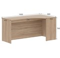 Стол угловой Simple SE-1600(R) правый эргономичный SE-1600(R) - фото 14392