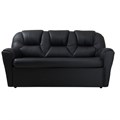 Диван Бизон (3х мест) черн 3204