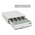 Ящик денежный для кассира "Меркурий 100.2", МАЛЫЙ, (БЕЗ ПОДКЛЮЧЕНИЯ ККМ), 333х407х103 мм, серый, М-100.2 291064