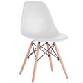 Стулья BRABIX "Eames CF-010", КОМПЛЕКТ 4 шт., пластик, опоры дерево/металл 532630