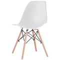 Стулья BRABIX "Eames CF-010", КОМПЛЕКТ 4 шт., пластик, опоры дерево/металл 532630