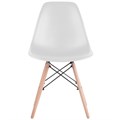 Стулья BRABIX "Eames CF-010", КОМПЛЕКТ 4 шт., пластик, опоры дерево/металл 532630