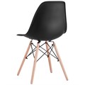 Стулья BRABIX "Eames CF-010", КОМПЛЕКТ 4 шт., пластик, опоры дерево/металл 532630
