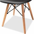 Стулья BRABIX "Eames CF-010", КОМПЛЕКТ 4 шт., пластик, опоры дерево/металл 532630