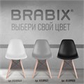 Стулья BRABIX "Eames CF-010", КОМПЛЕКТ 4 шт., пластик, опоры дерево/металл 532630