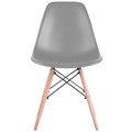 Стулья BRABIX "Eames CF-010", КОМПЛЕКТ 4 шт., пластик, опоры дерево/металл 532630