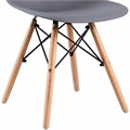 Стулья BRABIX "Eames CF-010", КОМПЛЕКТ 4 шт., пластик, опоры дерево/металл 532630