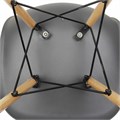 Стулья BRABIX "Eames CF-010", КОМПЛЕКТ 4 шт., пластик, опоры дерево/металл 532630