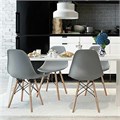 Стулья BRABIX "Eames CF-010", КОМПЛЕКТ 4 шт., пластик, опоры дерево/металл 532630