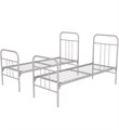 Кровать металлическая двухъярусная КМ6Д (1900х700, до 120 кг, сетка 100х100, 1 перемычка) КМ6Д