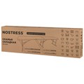 Скамья складная NOSTRESS (НОСТРЕСС) "Country FB-005" (1800х280х435 мм), пластик HDPE, белая, 680058 680058