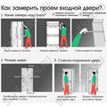 Металлическая дверь ПРОФИ (DL) 2050/1250 (мет/мет) 4699