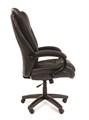 Кресло руководителя Chairman 408 кожа+PU черный CH 408 кож.черн.