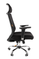 Кресло руководителя Chairman 555 LUX TW черный CH 555 эко чер