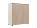 Шкаф NW 0880 закрытый вяз натуральный/бежевый 2924